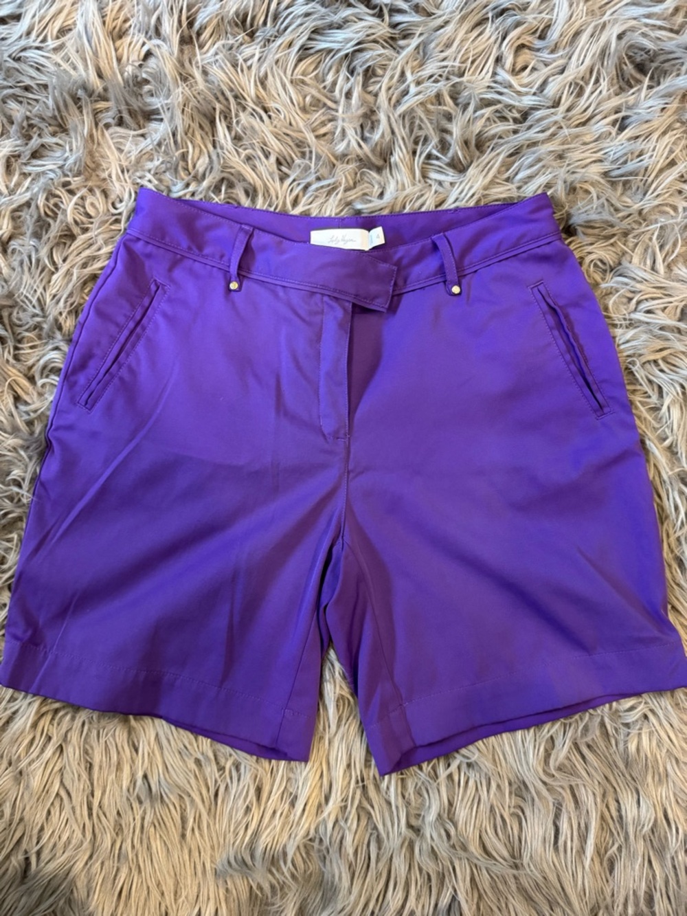 Lady Hagen Purple Golf Shorts Bermudas